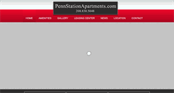 Desktop Screenshot of pennstationapartments.com