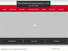 Tablet Screenshot of pennstationapartments.com